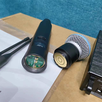 Microphone sans fil QLXD4 pour la scène, le karaoké, la diffusion en direct, microphone professionnel