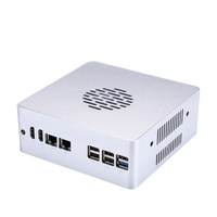 Computadora de Escritorio Qotom, 8 Puertos USB, LAN Dual, CPU Core I3 I5 I7, Chipset H110, Diseño con Ventilador, Mini PC Q600S