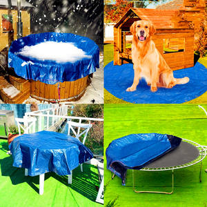 Bâche de <span class=keywords><strong>piscine</strong></span> extérieure imperméable <span class=keywords><strong>et</strong></span> anti-poussière, de forme ronde <span class=keywords><strong>et</strong></span> rectangulaire, enduite <span class=keywords><strong>et</strong></span> traitée anti-UV, légère - Product Image 4