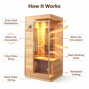 Cabina <span class=keywords><strong>de</strong></span> Sauna <span class=keywords><strong>de</strong></span> Lujo Personalizada <span class=keywords><strong>de</strong></span> Fábrica <span class=keywords><strong>para</strong></span> Proyectos <span class=keywords><strong>de</strong></span> Bienestar Residenciales y Comerciales con Servicio <span class=keywords><strong>de</strong></span> Diseño OEM - Product Image 4