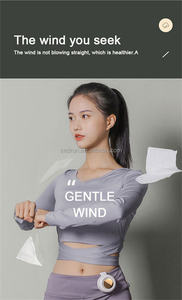 New Arrival Portable 900mah <b>Usb</b> <b>Mini</b> <b>Fan</b> Bladeless Whirlwind Design with Custom Logo Wearable Silent Cooling for Car Outdoor Use - Product Image 6