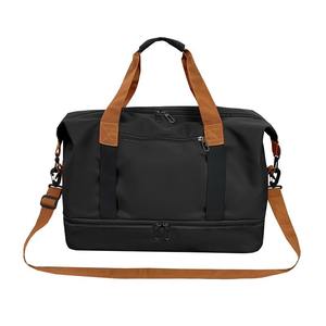 Custom Logo Oxford Sports Lifestyle Travel <b>Bag</b> Zipper Closure Waterproof Durable Soft Handle Portable Fitness Large Capacity - Product Image 1