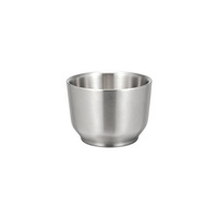 Tasses à café portables à double paroi en acier inoxydable 304, ensemble cadeau de 4 pièces avec un design moderne et luxueux