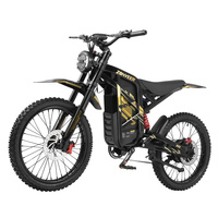 Moto électrique tout-terrain 2000W pour adultes, directement de l'usine, 48V 25Ah, autonomie de 65 miles, OEM ODM