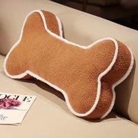 Chaise-canapé gonflable en peluche en forme d'os, écologique et créative, pour étudiants, dortoir, coussin de lit, coussin de voiture pour chien, pour le camping