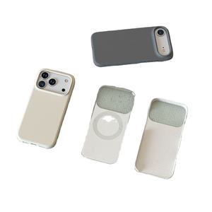 Funda protectora anticaída para teléfono iPhone 17 Pro de silicona líquida para Apple 17 Air 16 Pm 15 MODELO DE Metal tallado - Product Image 3