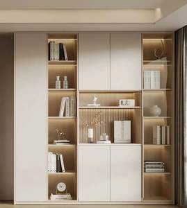 Études de cas réelles : Ensemble complet de meubles pour le salon, y compris des vitrines en verre et des armoires en bois - Product Image 1