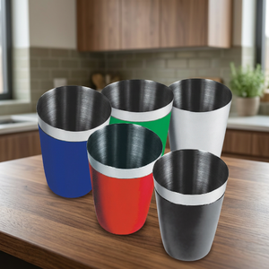 Shaker Boston en acier inoxydable coloré de qualité supérieure, coupe à mélanger les cocktails professionnelle pour les fournitures de barman et les articles de bar en gros - Product Image 3