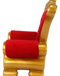 Silla de Trono de Santa Claus Grande de Fibra de Vidrio para Decoración Navideña Interior/Exterior, Venta al por Mayor de Fábrica - Product Image 2