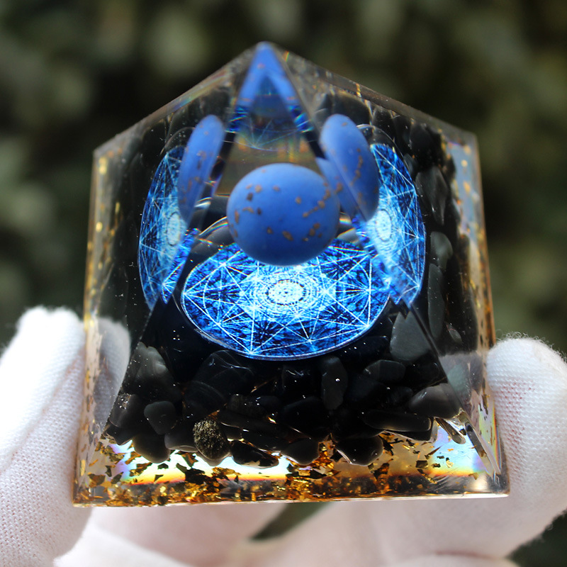 Obsidiana de 6 puntas