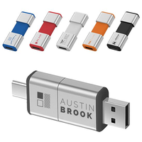 Gitra Dual Push Out Tipo C OTG USB 3,0 Memory Stick Phone Flash Drive Pendrives externos 64GB 128GB para tabletas de teléfonos Android