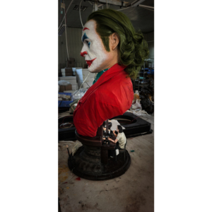 En stock - Sculpture en résine - Buste du Joker - Statue - DC Comics - Villain de Batman - Objet de collection - Product Image 3