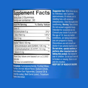 Gomas de melatonina OEM con L-teanina triptófano B6 <span class=keywords><strong>B12</strong></span> Ashwagandha magnesio GABA - Product Image 2