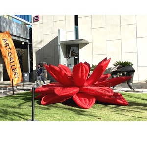 รูปปั้นดอกบัวเป่าลมขนาดยักษ์<span class=keywords><strong>เปิด</strong></span>และปิดเคลื่อนย้ายได้สำหรับสระว่ายน้ำ - Product Image 5