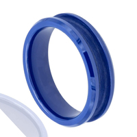 Blau-weißer Keramik-Ringkern für DIY-Einlage, personalisierter Ehering, Keramik-Blanko-Ring, romantischer Modeschmuck für Frauen