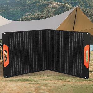 60W Fuente de alimentación portátil al aire libre 18V Carga del panel solar Paquete de carga de silicio monocristalino - Product Image 2