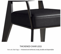 Fauteuil lounge en cuir synthétique moderne - Meubles de salon écologiques et durables