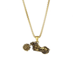 สร้อยคอจี้มอเตอร์ไซค์สไตล์พังก์สำหรับผู้ชาย ทำจากสแตนเลส - Product Image 4