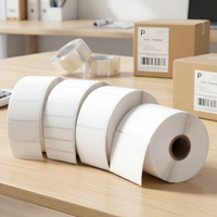 Étiquettes thermiques imperméables 50x25 50x30 50x40 50x50 50x80 50x100, étiquettes couleur, étiquettes codes-barres, étiquettes d'expédition, rouleaux d'étiquettes thermiques