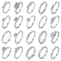 Ensemble de bagues de mariage en argent sterling 925 avec zircone cubique, prêt à être expédié, vente en gros pour femmes, directement de l'usine