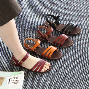 Sandales plates pour femmes de haute qualité, tendance et très vendues, respirantes et confortables - Product Image 1