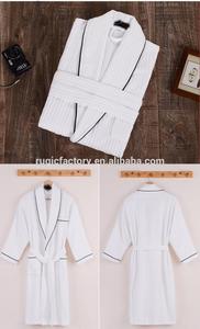 All'ingrosso Unisex sottile Waffle accappatoio solido personalizzato elegante camicia <span class=keywords><strong>da</strong></span> <span class=keywords><strong>notte</strong></span> per le donne e gli uomini termico per la stagione estiva - Product Image 6