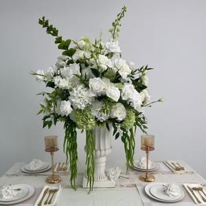 Centres de table floraux romantiques personnalisés 60cm 70cm pour mariage, boule de fleurs artificielles, décoration de table, décoration de fête d'anniversaire - Product Image 4