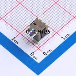 PS-5850SVB-6PN Push Button Switch SMD Switch No Lock Rectangle Plunger 500mA 24V - Product Image 2