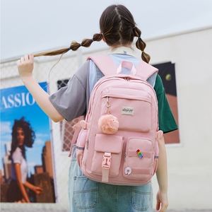 School Bags <b>Large</b> Capacity <b>Backpack</b> Multiple Colors Junior Unisex <b>Backpack</b> Multifunctional Student Leisure <b>Backpack</b> - Product Image 2
