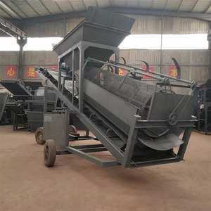 Made In China <strong>Sand</strong> Screening Machine 50m&sup3;/h Construction <strong>Sand</strong> Sieving Machine Electric Stationary Trommel <strong>Screen</strong> - Product Image 2