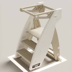 2025 nouveau Design pliable réglable Montessori échelle debout cuisine salle de bain escabeau pour enfants bébés enfant en bas âge apprentissage enfant - Product Image 4