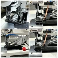 Machine à coudre de qualité supérieure à entraînement direct à 1 aiguille pour la fabrication de coussins, oreillers et tapis