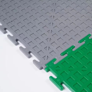 Stylish PVC Interlock Flooring Waterproof <b>Scratch</b> Proof Suitable for Indoor or Outdoor Garage Workshop Warehouse - Product Image 1