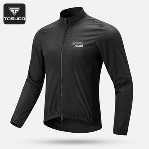 TOSUOD Ropa <span class=keywords><strong>de</strong></span> Ciclismo para Primavera y Otoño, Chaqueta <span class=keywords><strong>de</strong></span> Manga Larga <span class=keywords><strong>de</strong></span> Nailon Transpirable, Impermeable y Cortavientos para Ciclismo <span class=keywords><strong>de</strong></span> Carretera - Product Image 1