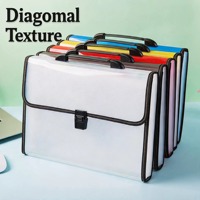 Porte-documents accordéon A4 à 13 compartiments, organisateur personnalisable pour le rangement au bureau