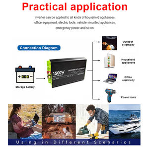 Inversor <span class=keywords><strong>de</strong></span> onda sinusoidal pura para compartir, imagen más grande, 00:05, cc 12v/24v a CA 110V/220V 1000W 1600W 2000W 300 W - Product Image 5