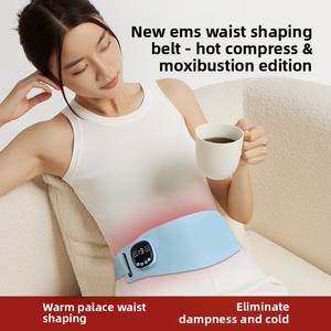 Ceinture chauffante pour le dos CYANMED EMS Moxibustion, soutien à domicile, disque lombaire, froid utérin, chaud, masseur <span class=keywords><strong>abdominal</strong></span>, alimenté par USB - Product Image 3