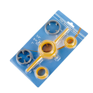 PVC Pipe Threader <b>Tool</b> Set 1/2 3/4 1 In Manual <b>Thread</b> Maker For DIY Plumbing Repair - Product Image 1