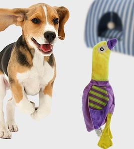 Mainan Anjing Bentuk Burung <span class=keywords><strong>Multi</strong></span> Warna Ramah Lingkungan Non-Toksik, Desain Terbaru, Interaktif, Bersuara, untuk Digigit - Product Image 2