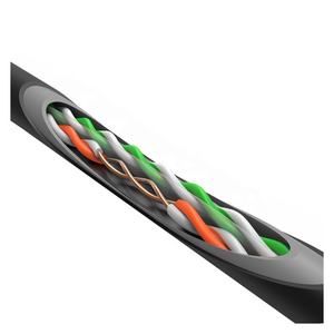 Noir 1000ft Cat6/Cat6a Réseau PVC LSZH Câble 305m 4 paires Intérieur/Extérieur FTP Cuivre Solide LAN Câble pour la Communication - Product Image 1