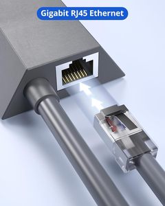 <strong>Starlink</strong> <strong>Ethernet</strong> <strong>Adapter</strong> V2 Gen2 to RJ45 Gigabit <strong>Ethernet</strong> for Fast &amp; Stable Wired External Network Connection, Outdoor Grey - Product Image 3