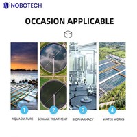 El analizador de agua multiparamétrico NOBO monitorea continuamente en el agua Cloro residual/Analizador de agua de turbidez