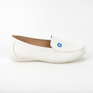 OEM ODM Custom Design Flat Anti-slippery PU Platform slip on Casual <strong>Ladies</strong> <strong>White</strong> Moccasins Chunky <strong>Loafers</strong> Women - Product Image 4