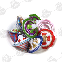 Bonbons gélifiés doux et acidulés Halal en forme de toupie, fourrés à la confiture, saveur fruitée, pour enfants, en forme de jouet, très demandés