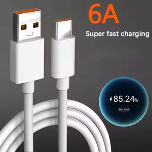 สายชาร์จ USB-C ราคาถูกสายชาร์จเร็วสาย6A ถ่ายโอนข้อมูลชนิด C ชนิด C สำหรับ Xiao Mi สำหรับ Huawei - Product Image 5