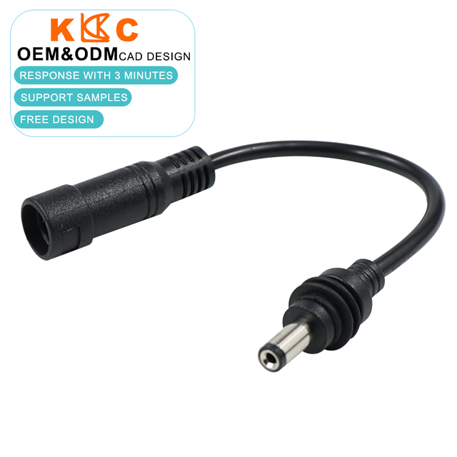 Waterproof 12V Starlink Mini Extension Cable, 5.5*2.1/2.5mm DC Plug 16AWG Power Cord 15cm