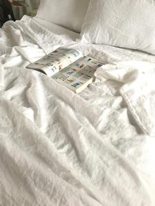 100 tela de <span class=keywords><strong>lino</strong></span> reina rey tamaño sábanas ropa de cama de Hotel funda Nórdica - Product Image 3