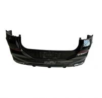 Pour BMW Série 5 520i/525i/530i/540i/i5G60 M Sport, ensemble de pare-chocs arrière de haute qualité, échappement arrière, réflecteur de collision arrière