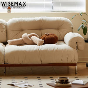 WISEMAX mobili giapponesi <span class=keywords><strong>minimal</strong></span> casa mobili piumino divano in metallo con struttura semplice divano in tessuto sezionale divano - Product Image 6