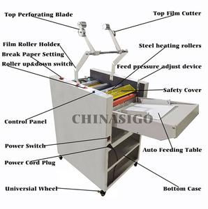 SG-520E A2 Kích thước máy cán tự động cho ăn A3 + Kích thước máy cán nóng và lạnh Máy cán - Product Image 6